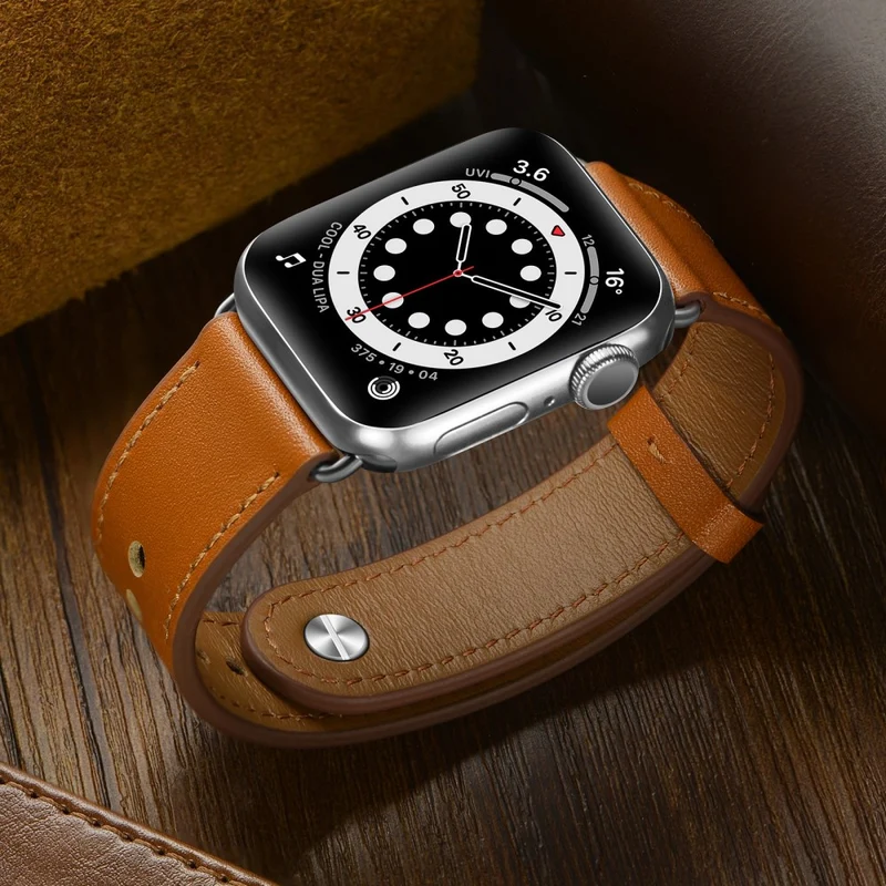 Apple Watch Series 49mm - 45mm - 44mm - 42mm Universal Watch Band Strap - Leopard