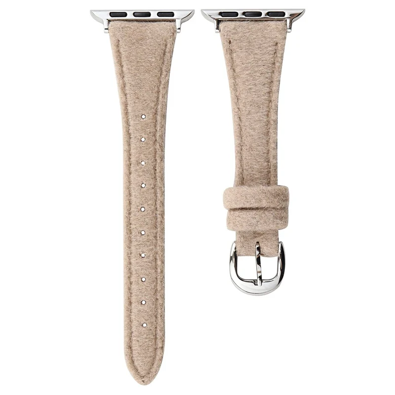 Apple Watch Series 49mm - 45mm - 44mm - 42mm Universal Slim Woolen Watch Strap