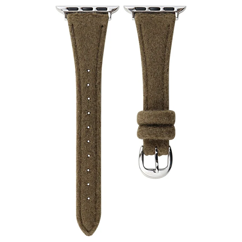 Apple Watch Series 49mm - 45mm - 44mm - 42mm Universal Slim Woolen Watch Strap