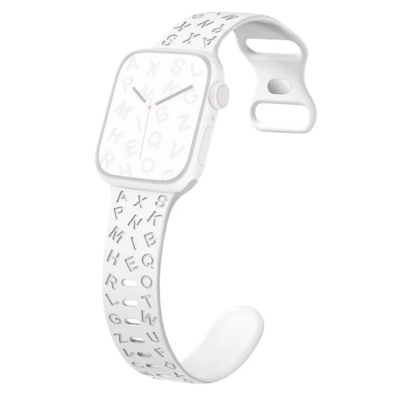 Apple Watch Series 49mm - 45mm - 44mm - 42mm Universal Silicone Watch Strap