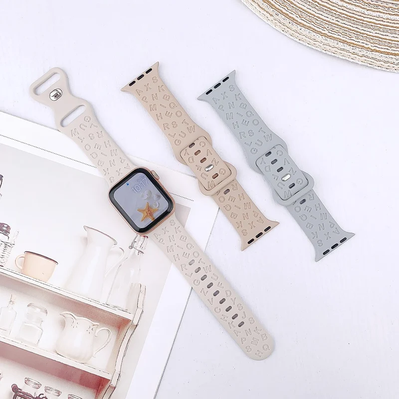 Apple Watch Series 49mm - 45mm - 44mm - 42mm Universal Silicone Watch Strap