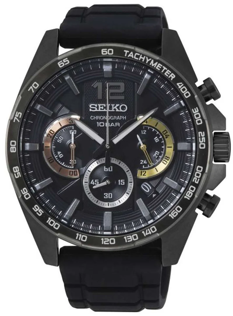 Seiko Conceptual SSB349P1 Herrenuhr • Präziser Chronograph • 10 Bar Wasserdichtigkeit