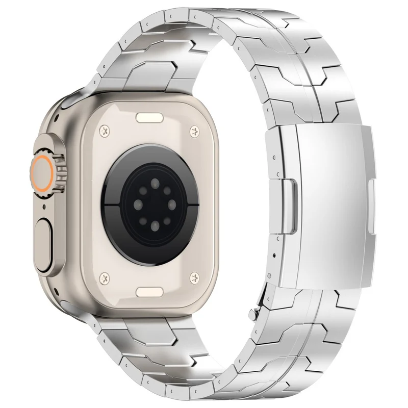 Apple Watch 49mm / 45mm / 44mm / 42mm Metal Strap with Tortoise Buckle