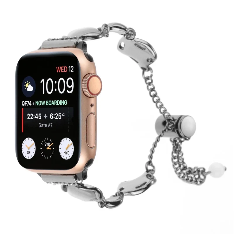 Apple Watch 49mm / 45mm / 44mm / 42mm Metal Chain Watch Band