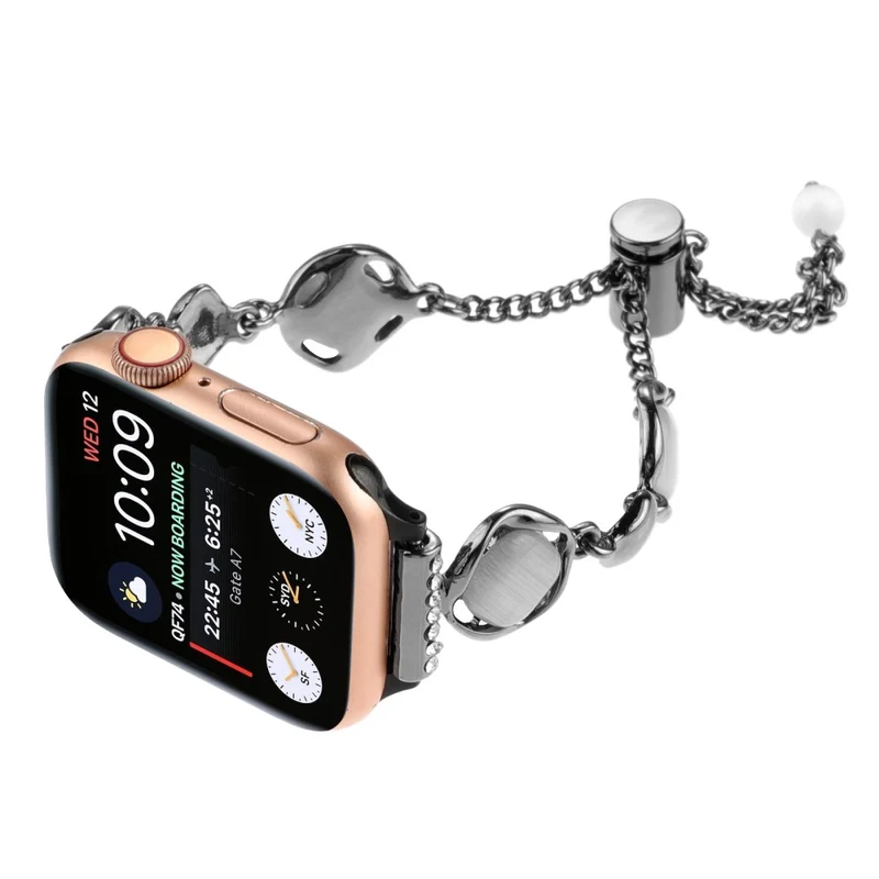 Apple Watch 49mm / 45mm / 44mm / 42mm Metal Chain Watch Band