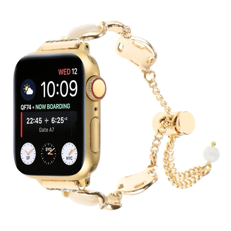 Apple Watch 49mm / 45mm / 44mm / 42mm Metal Chain Watch Band