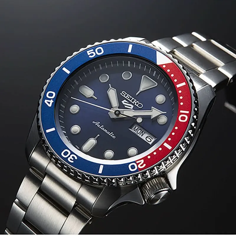 Seiko Seiko 5 Sports SRPD53K1 Herrenuhr • Automatikwerk • Pepsi-Lünette