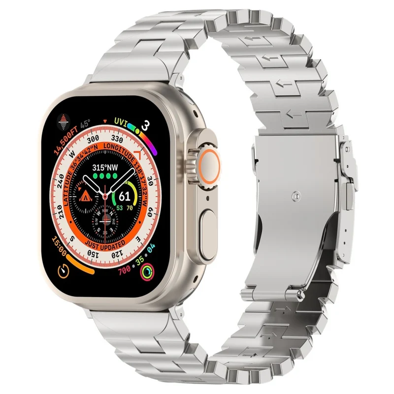Apple Watch 49mm / 45mm / 44mm / 42mm Wrist Strap - Titanium