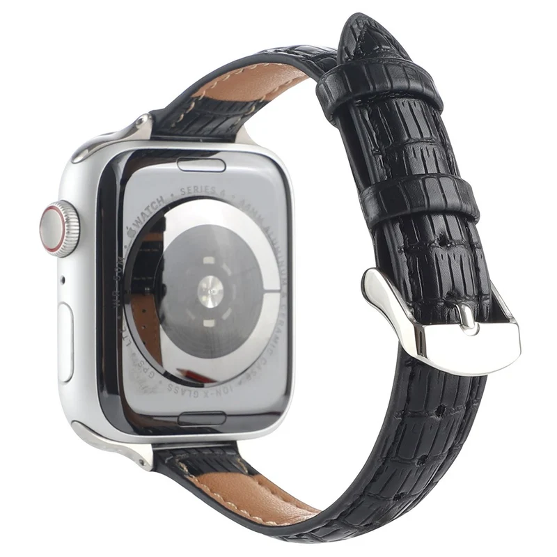 Crocodile Texture Strap Apple Watch 49mm / 45mm / 44mm / 42mm Leather Band