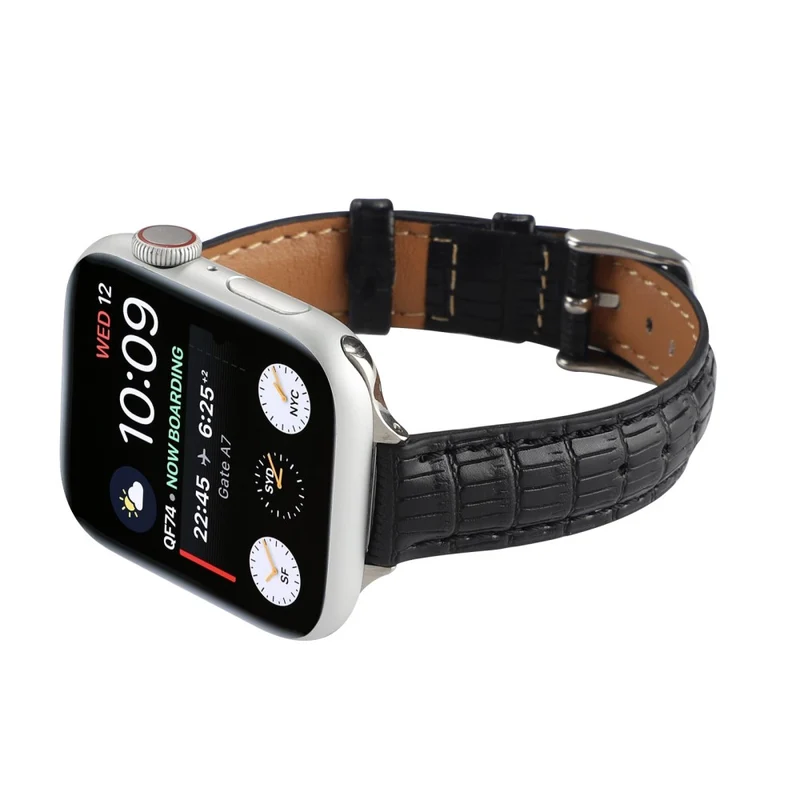 Crocodile Texture Strap Apple Watch 49mm / 45mm / 44mm / 42mm Leather Band