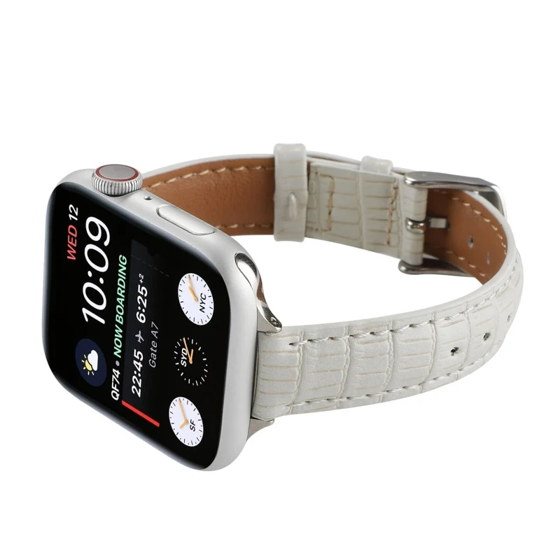 Crocodile Texture Strap Apple Watch 49mm / 45mm / 44mm / 42mm Leather Band