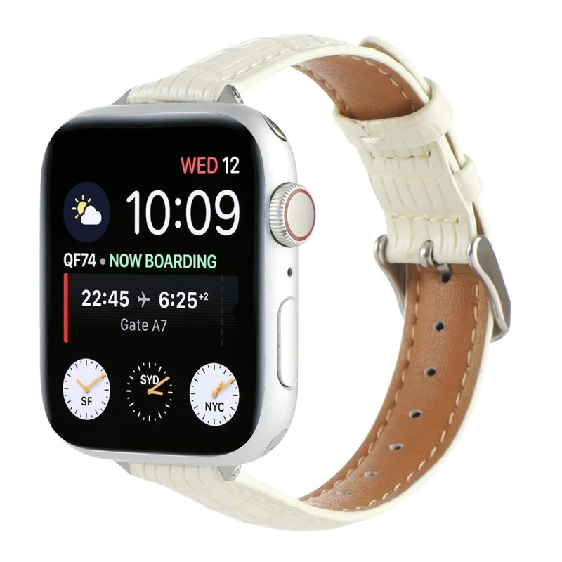 Crocodile Texture Strap Apple Watch 49mm / 45mm / 44mm / 42mm Leather Band