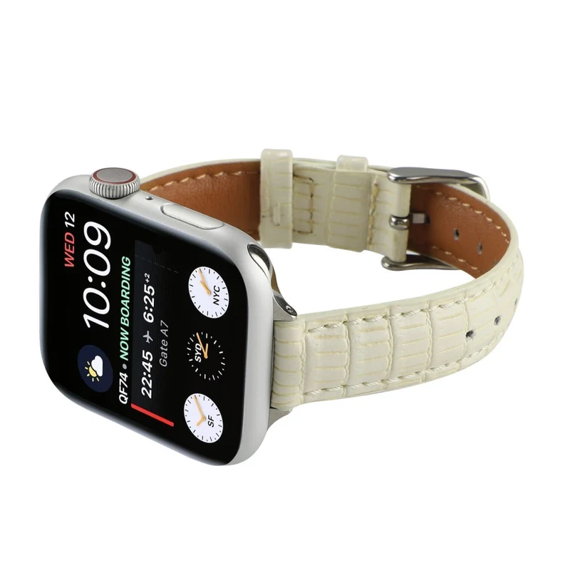 Crocodile Texture Strap Apple Watch 49mm / 45mm / 44mm / 42mm Leather Band