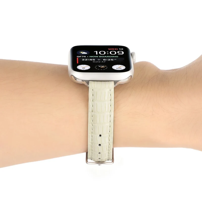 Crocodile Texture Strap Apple Watch 49mm / 45mm / 44mm / 42mm Leather Band
