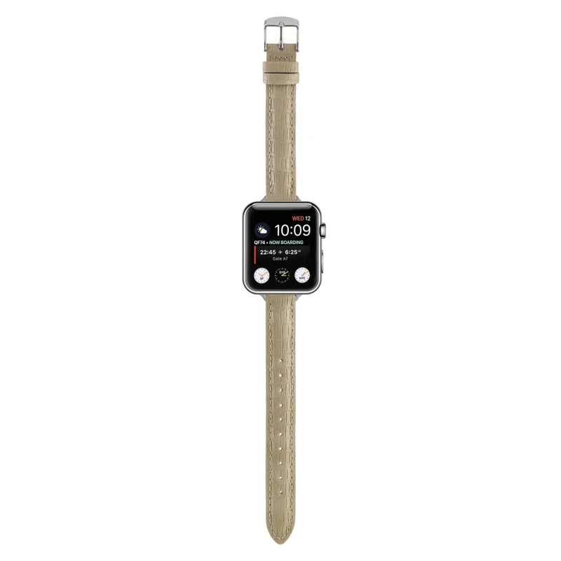Crocodile Texture Strap Apple Watch 49mm / 45mm / 44mm / 42mm Leather Band