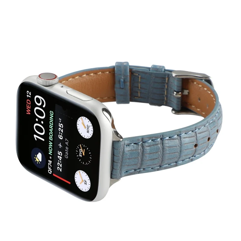 Crocodile Texture Strap Apple Watch 49mm / 45mm / 44mm / 42mm Leather Band