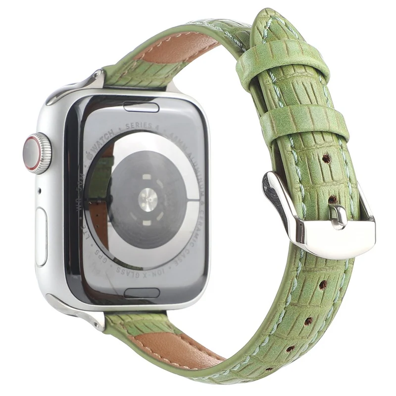 Crocodile Texture Strap Apple Watch 49mm / 45mm / 44mm / 42mm Leather Band