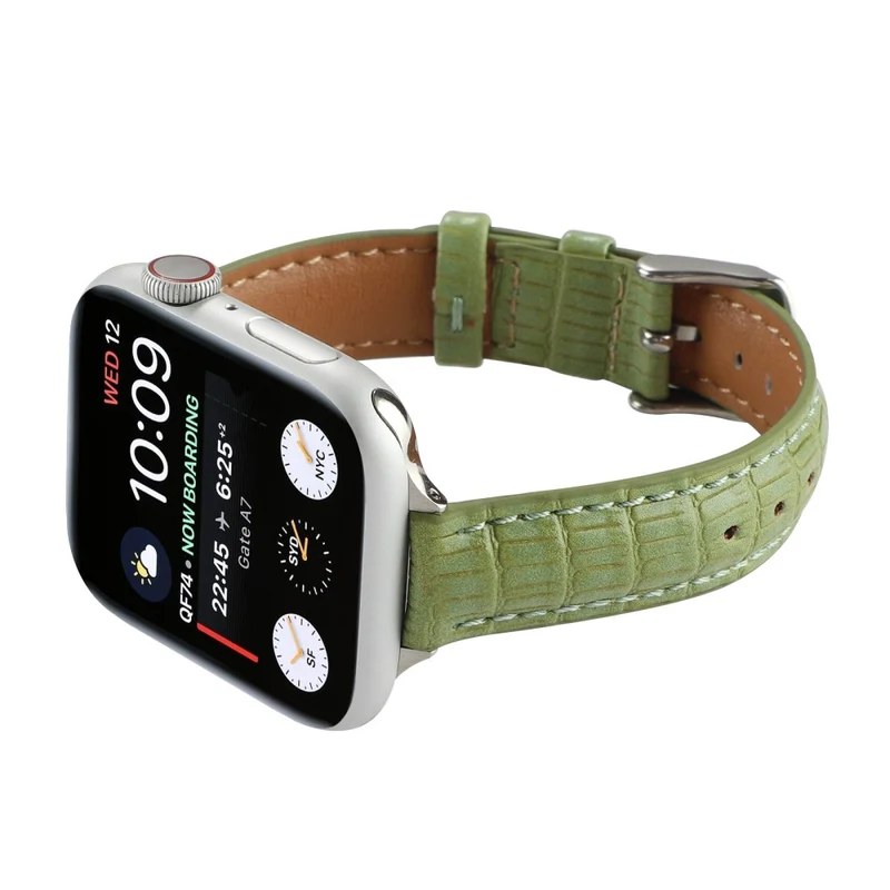 Crocodile Texture Strap Apple Watch 49mm / 45mm / 44mm / 42mm Leather Band