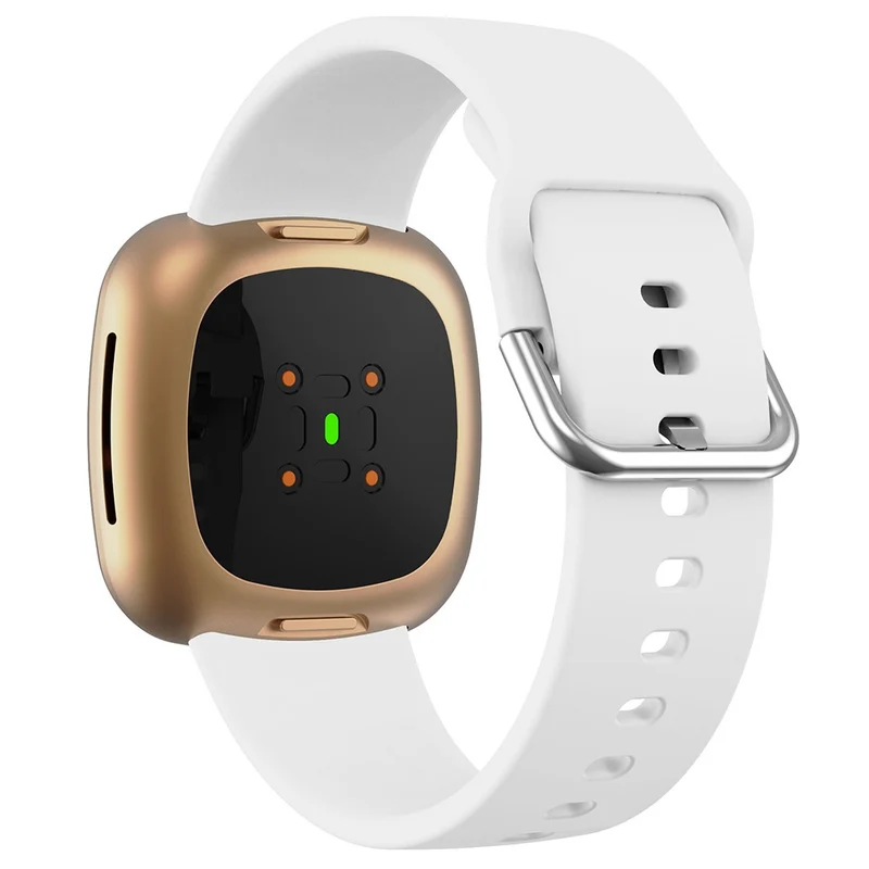 KALEBOL KLB-SXKGJ-001 Fitbit Versa 3 / 4 / Sense / Sense 2 Silicone Watch Bands Soft Strap Replacement