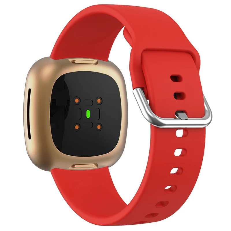 KALEBOL KLB-SXKGJ-001 Fitbit Versa 3 / 4 / Sense / Sense 2 Silicone Watch Bands Soft Strap Replacement