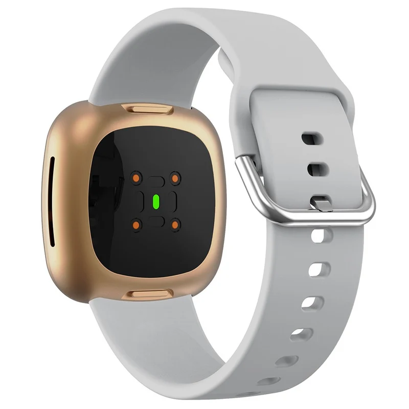 KALEBOL KLB-SXKGJ-001 Fitbit Versa 3 / 4 / Sense / Sense 2 Silicone Watch Bands Soft Strap Replacement