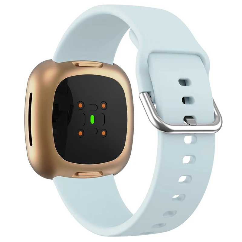 KALEBOL KLB-SXKGJ-001 Fitbit Versa 3 / 4 / Sense / Sense 2 Silicone Watch Bands Soft Strap Replacement