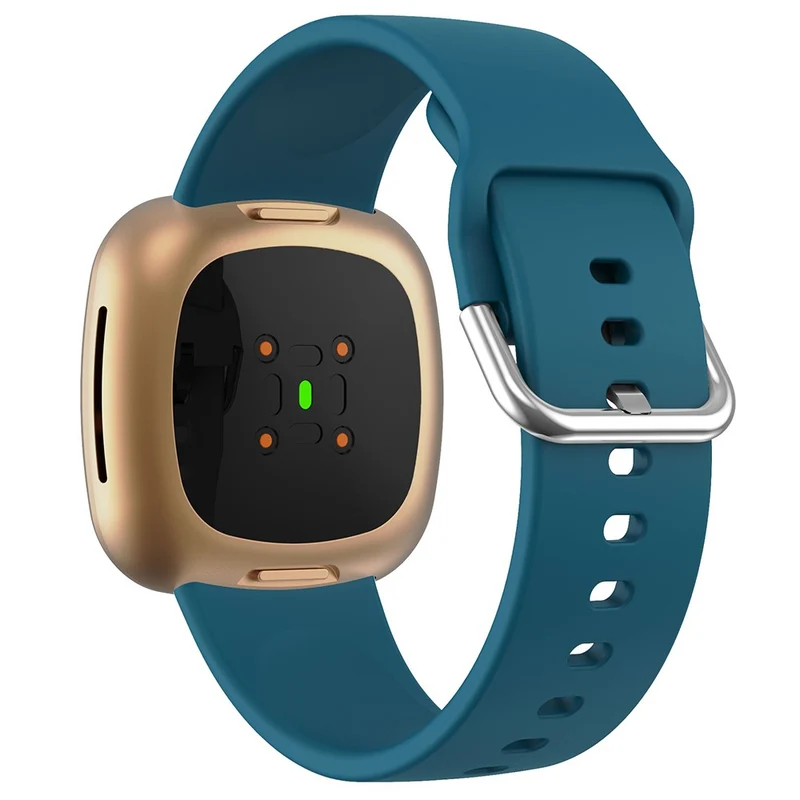 KALEBOL KLB-SXKGJ-001 Fitbit Versa 3 / 4 / Sense / Sense 2 Silicone Watch Bands Soft Strap Replacement