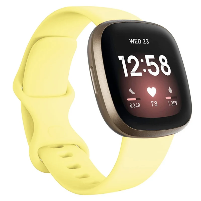 KALEBOL KLB-HDKGJ-001 Fitbit Versa 3 / 4 / Sense / Sense 2 Soft Silicone Watch Straps