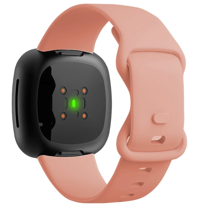 KALEBOL KLB-HDKGJ-001 Fitbit Versa 3 / 4 / Sense / Sense 2 Silicone Watch Band - Army Green