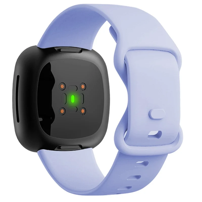 KALEBOL KLB-HDKGJ-001 Fitbit Versa 3 / 4 / Sense / Sense 2 Silicone Watch Band - Army Green