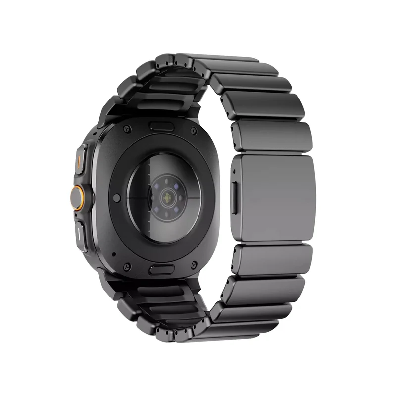 Bandz Samsung Galaxy Watch Ultra 2 Titanarmband 'Hybrid' (Schwarz)