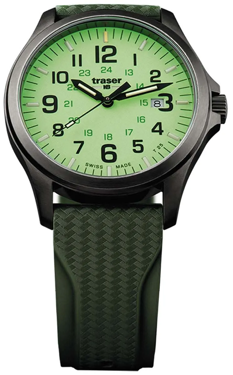 Traser P67 Officer Pro 107424 Herrenuhr • Trigalight Leuchttechnologie • Swiss Made