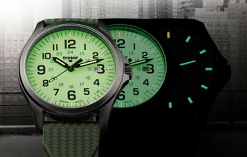 Traser P67 Officer Pro 107424 Herrenuhr • Trigalight Leuchttechnologie • Swiss Made