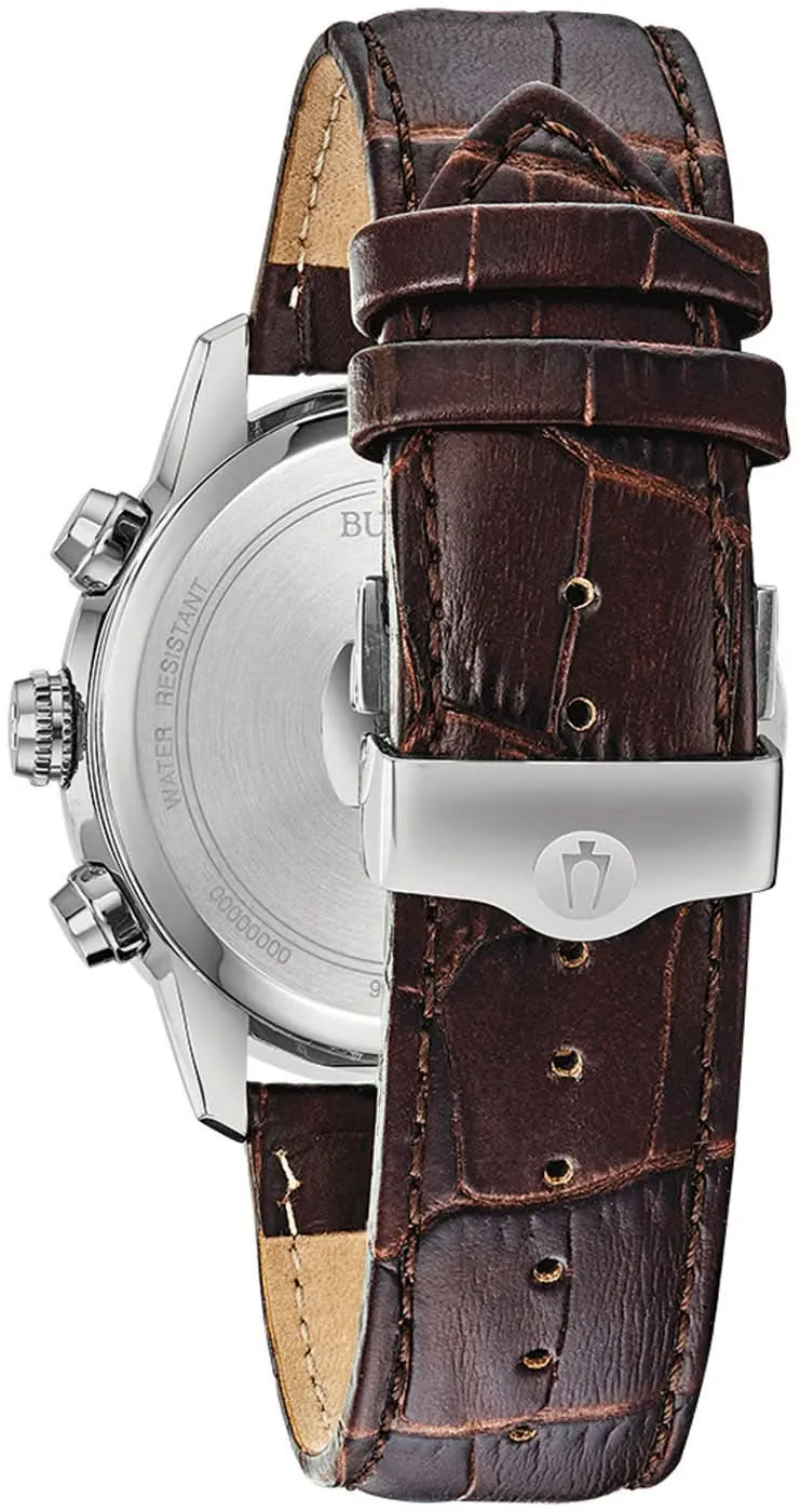 Bulova Sutton 96B311 Herrenuhr • Skelettiertes Zifferblatt • Quarzuhrwerk