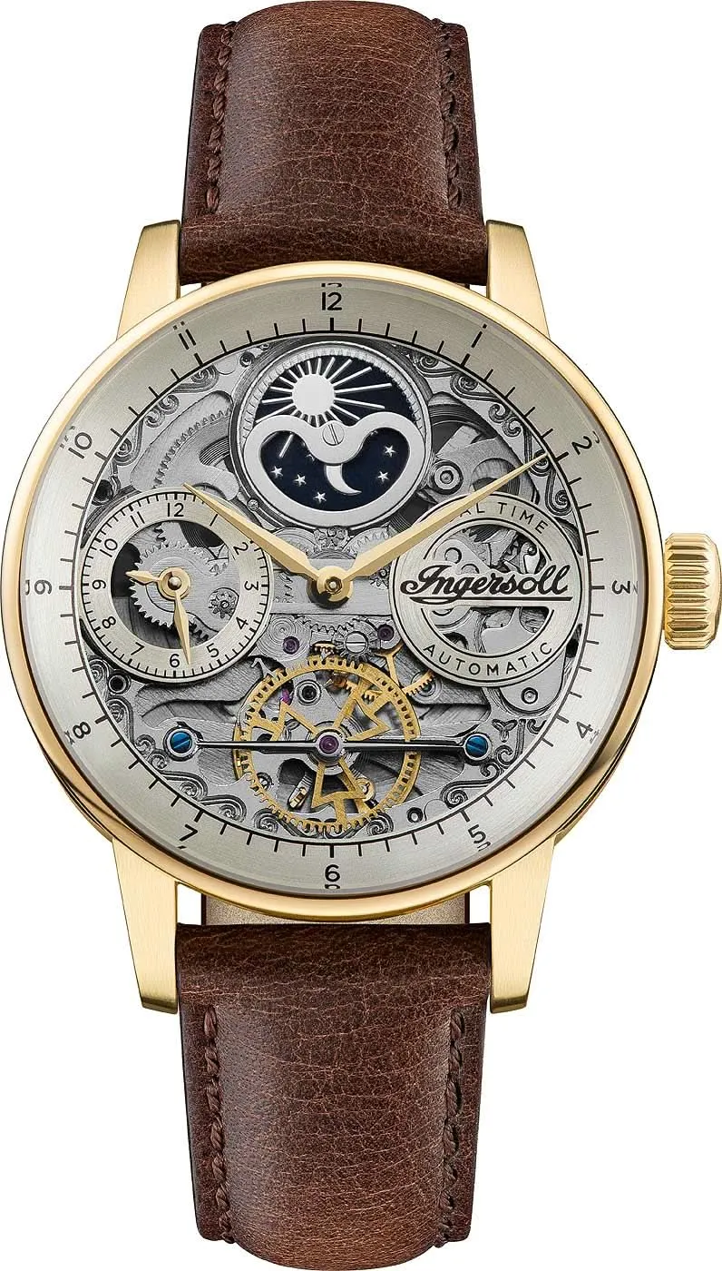 Ingersoll Jazz I07704 Herrenuhr • Automatik • Vintage-Stil