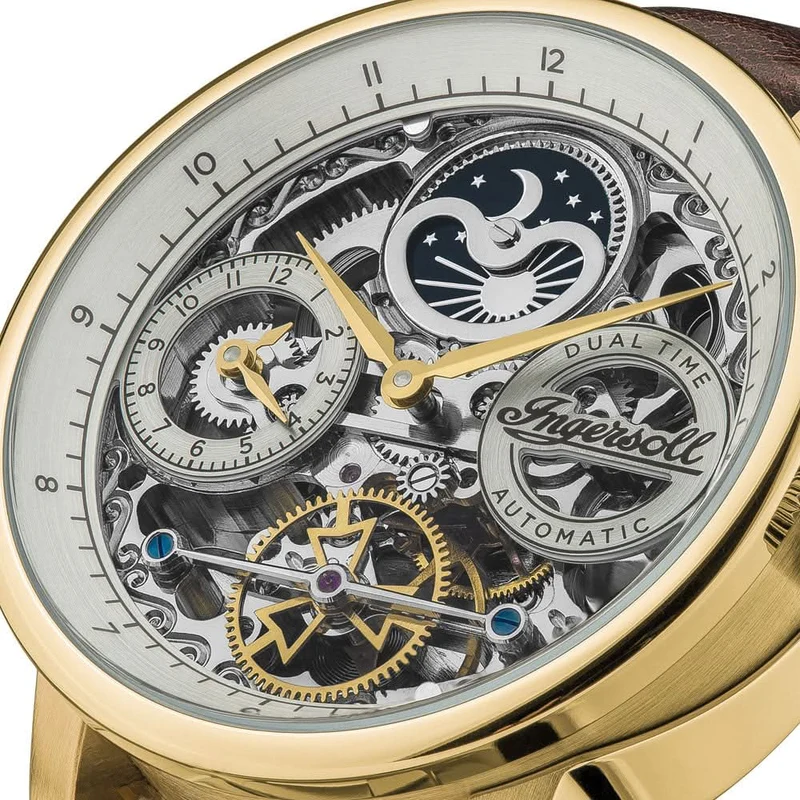 Ingersoll Jazz I07704 Herrenuhr • Automatik • Vintage-Stil