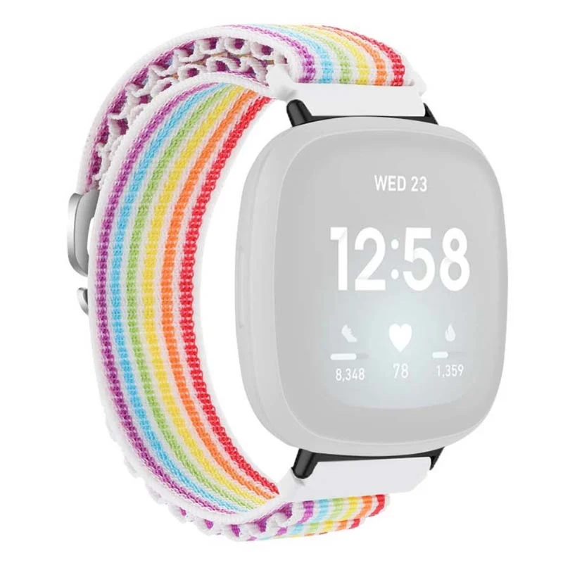 Fitbit Versa 4 / Versa 3 / Sense 2 / Sense Watch Band Nylon Adjustable Wrist Strap