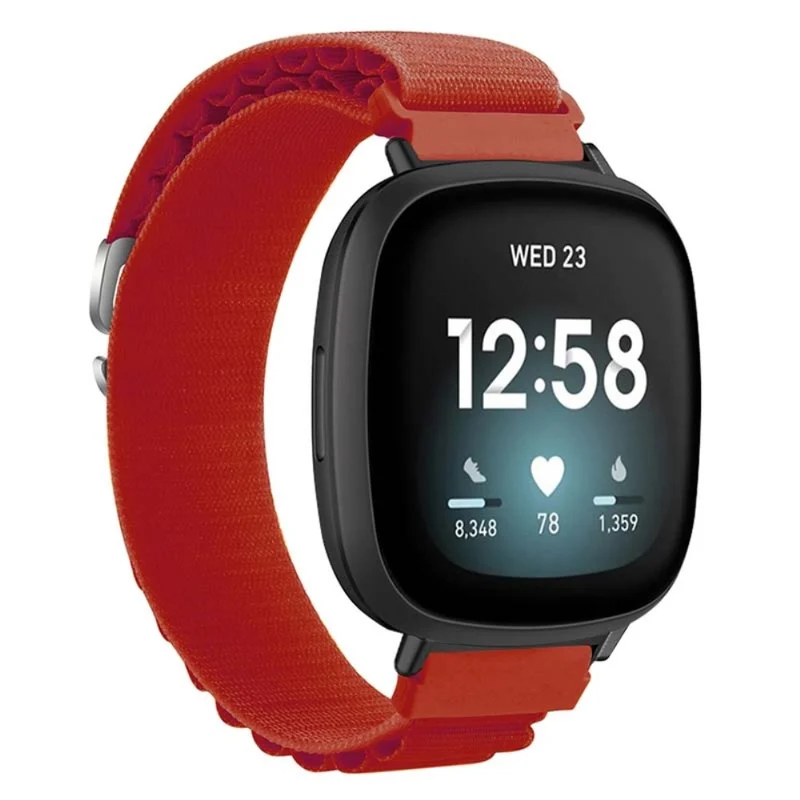 Fitbit Versa 4 / Versa 3 / Sense 2 / Sense Watch Band Nylon Adjustable Wrist Strap