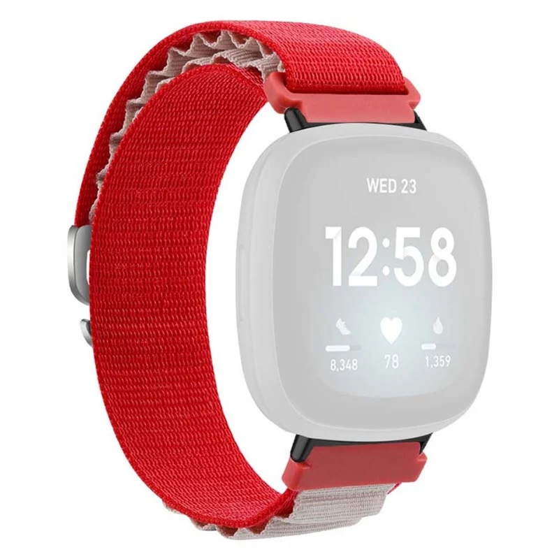 Fitbit Versa 4 / Versa 3 / Sense 2 / Sense Watch Band Nylon Adjustable Wrist Strap