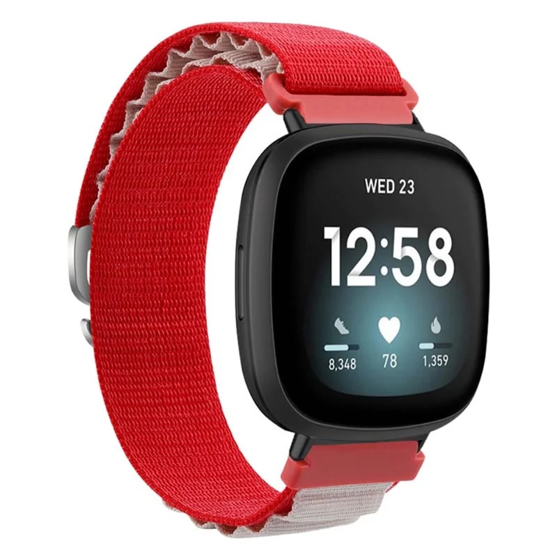 Fitbit Versa 4 / Versa 3 / Sense 2 / Sense Watch Band Nylon Adjustable Wrist Strap