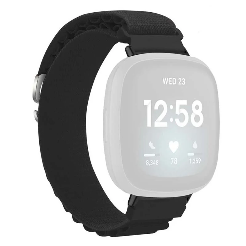 Fitbit Versa 4 / Versa 3 / Sense 2 / Sense Watch Band Nylon Adjustable Wrist Strap