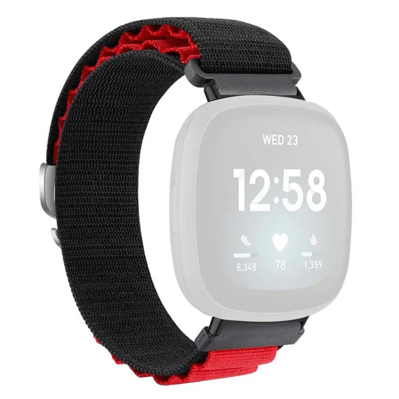 Fitbit Versa 4 / Versa 3 / Sense 2 / Sense Watch Band Nylon Adjustable Wrist Strap