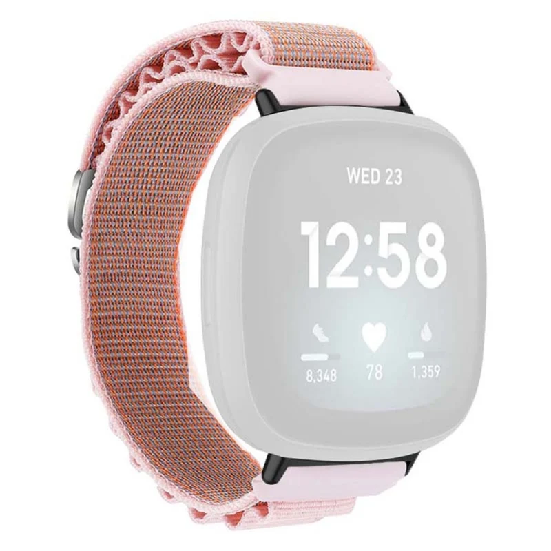 Fitbit Versa 4 / Versa 3 / Sense 2 / Sense Watch Band Nylon Adjustable Wrist Strap
