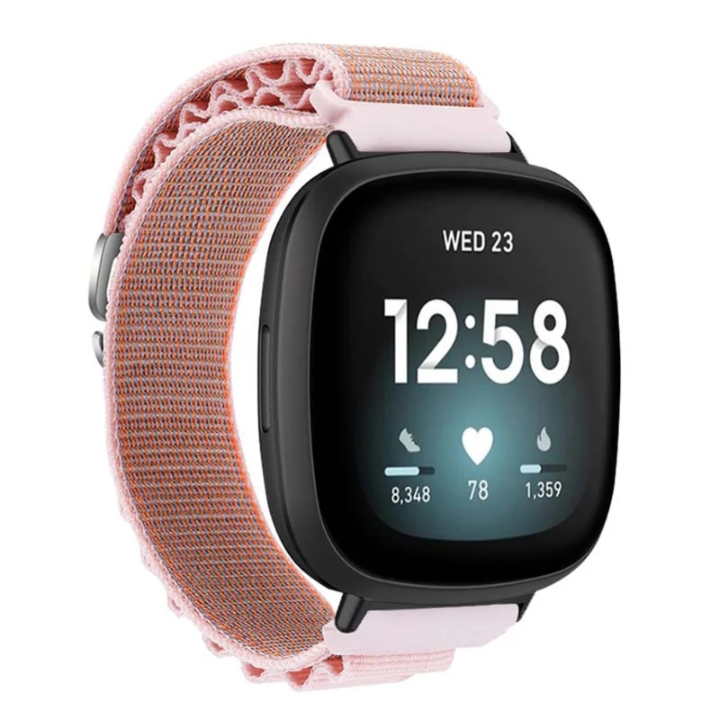 Fitbit Versa 4 / Versa 3 / Sense 2 / Sense Watch Band Nylon Adjustable Wrist Strap