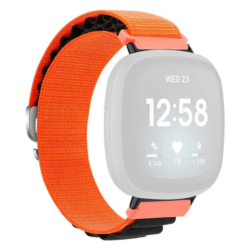 Fitbit Versa 4 / Versa 3 / Sense 2 / Sense Watch Band Nylon Adjustable Wrist Strap
