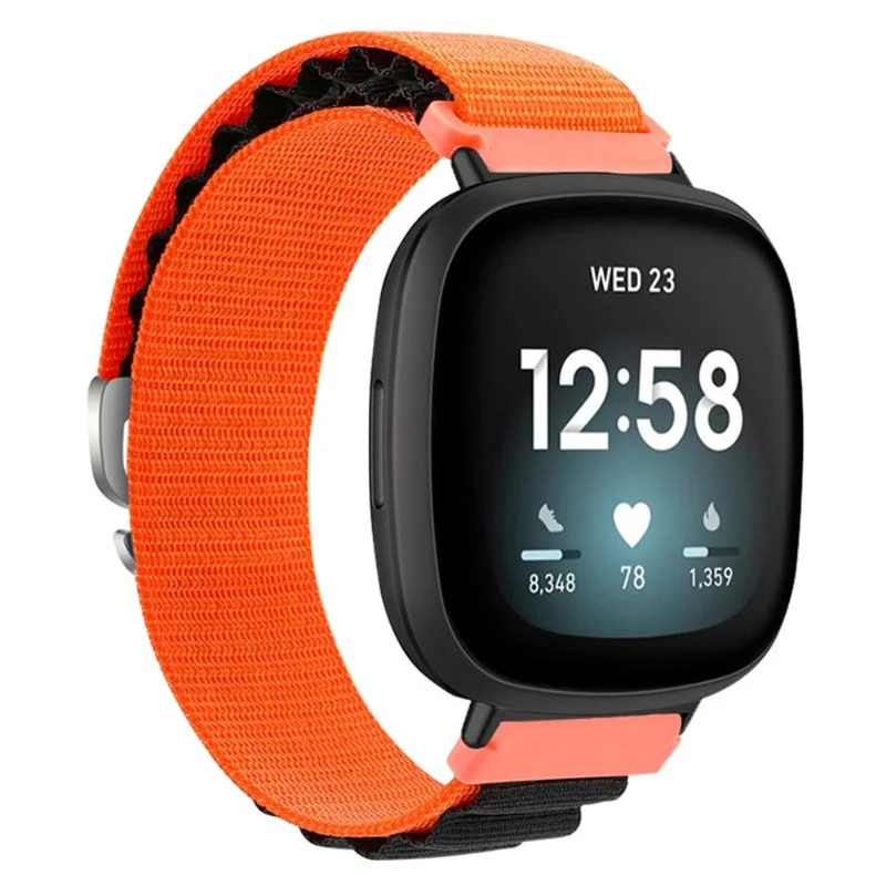 Fitbit Versa 4 / Versa 3 / Sense 2 / Sense Watch Band Nylon Adjustable Wrist Strap