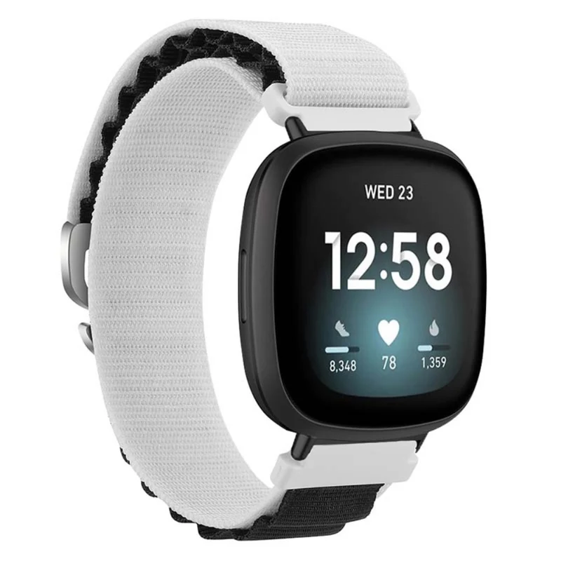 Fitbit Versa 4 / Versa 3 / Sense 2 / Sense Watch Band Nylon Adjustable Wrist Strap