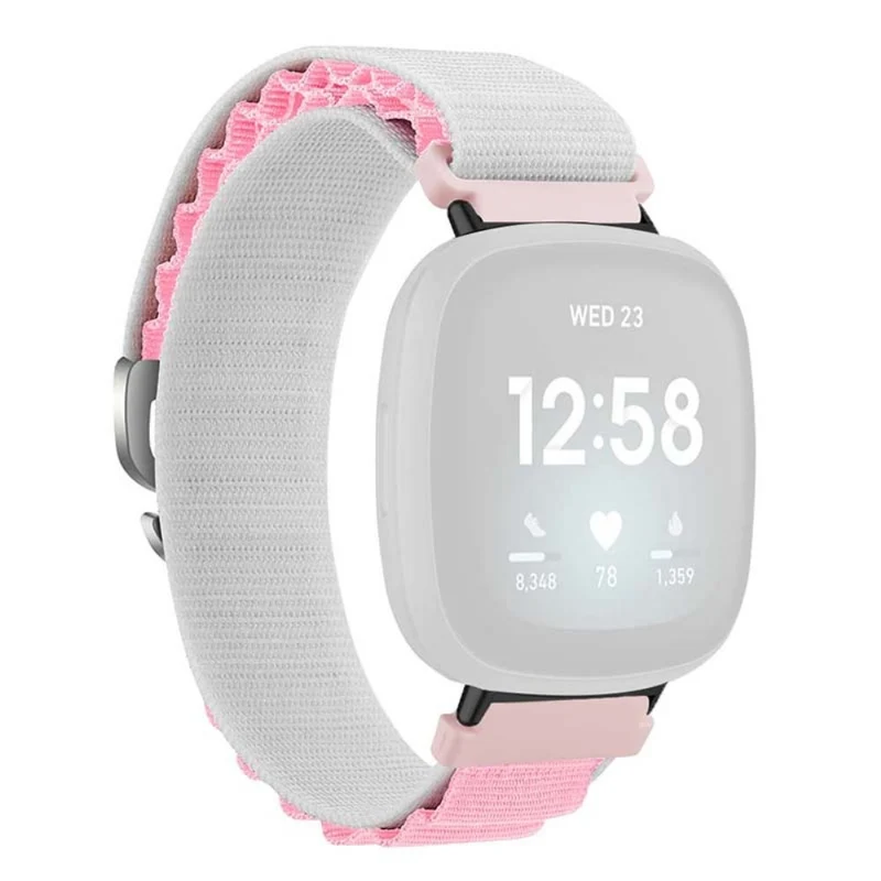 Fitbit Versa 4 / Versa 3 / Sense 2 / Sense Watch Band Nylon Adjustable Wrist Strap