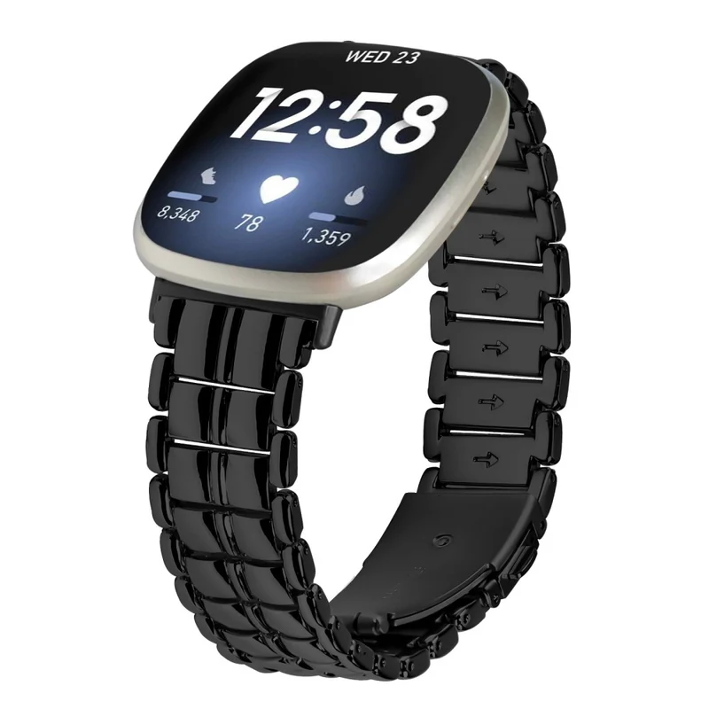 Watch Strap for Fitbit Versa 3 / Sense Smartwatch Metal Bracelet Wrist Band