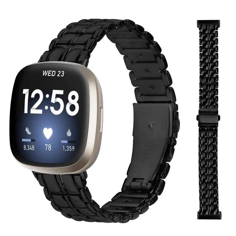 Watch Strap for Fitbit Versa 3 / Sense Smartwatch Metal Bracelet Wrist Band